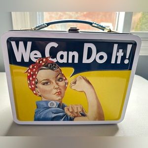 Rosie the Riveter metal lunch box